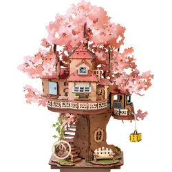 Robotime - Book Nook - DIY Miniaturhaus - Sakura Tree House