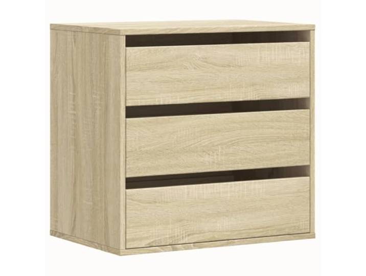 Kommode Sonoma 3 Schubkästen, Holzwerkstoff, 60x41x58 cm Stabile Konstruktion, Aufstellfläche, leicht zu reinigen, modernes Design, für Wohn- und Schlafzimmer