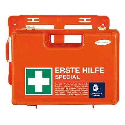 Verbandkoffer Nahrungsmittel DIN 13157 mit Wandhalterung