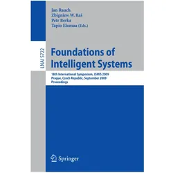 Foundations of Intelligent Systems, Fachbücher von Jan Rauch, Zbigniew W. Ras, Tapio Elomaa, Petr Berka