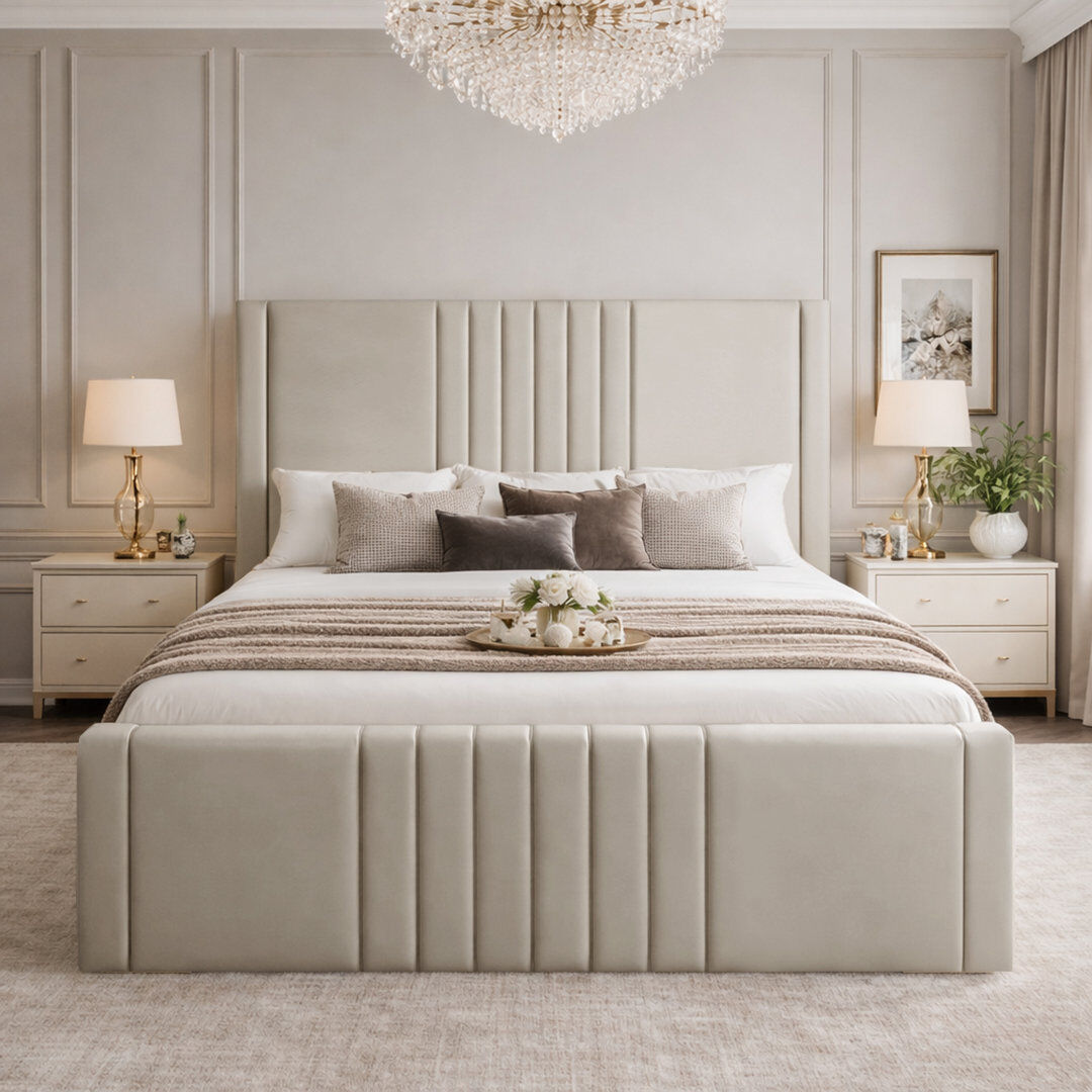 Canora Grey Haisley Upholstered Storage Bed Frame Coffee Single (3')