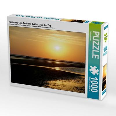 CALVENDO Puzzle Norderney - Am Ende des Zyklus ... für den Tag | 1000 Teile Lege-Größe 64x48cm Foto-Puzzle für glückliche Stunden
