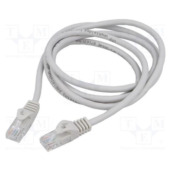 Cablexpert PATCH CABLE CAT6 UTP 1.5M/GREY PP6U-1.5M GEMBIRD (CAT6, 1.50 m) (PP6U-1.5M)
