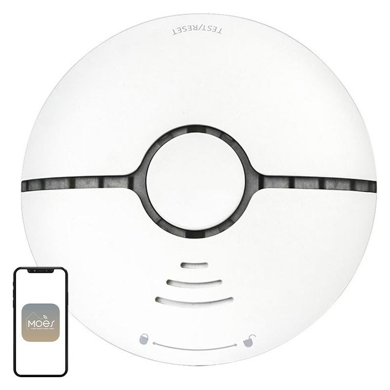 Bezvadu viedais dumu detektors ar sirenu Wi-Fi TUYA / Smart Life (6974246474724)