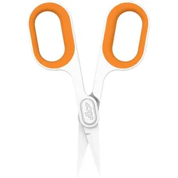 Slice, Schere, 10546 Universalschere Linkshänder, Rechtshänder 132 mm Orange, Weiss (13.20 cm)