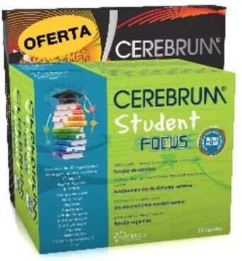 Cerebrum Pack Student Focus 30+30 cápsulas + 8 ampolas