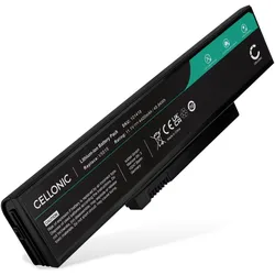 Cellonic Akku für Fujitsu Amilo Li, Esprimo V5535, La 1703, V5555, V6515, V5515, Notebook Akku, Schwarz