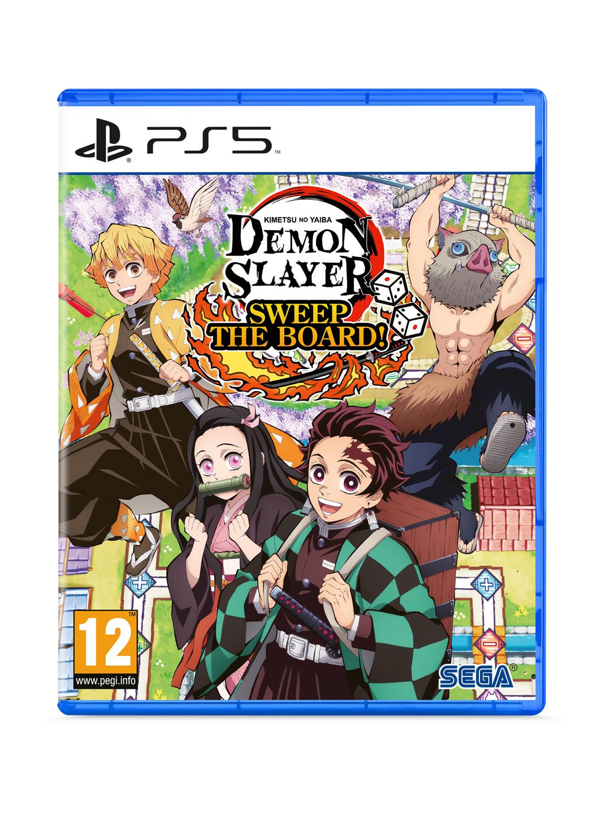 Demon Slayer: Kimetsu no Yaiba - Sweep the Board! - Sony PlayStation 5 - Party - PEGI 12
