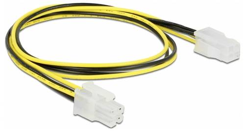Delock Strom Verlängerungskabel [1x ATX-Strom-Buchse 4pol. - 1x ATX-Strom-Stecker 4pol.] 50cm