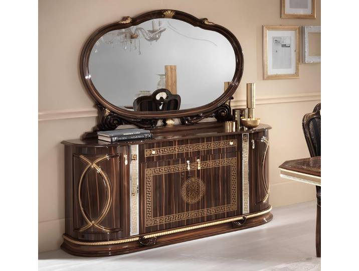 JVmoebel Sideboard Klassische Anrichte mit Spiegel Kommode XXL Modernes Sideboard (1 St), Made in Europa