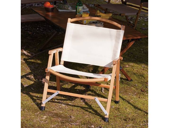 Chaise d'extérieur en bois pliante, ultralégère, portable, pour camping, plage, voyage, nature, randonnée, fournitures