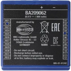 HBC Radiomatic Original-Kranakku NiMH 6V 800mAh HBC FUB9NM (800 mAh, 6 V)