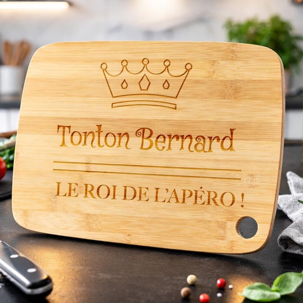 Ocadeau Planche bambou apéro gravé