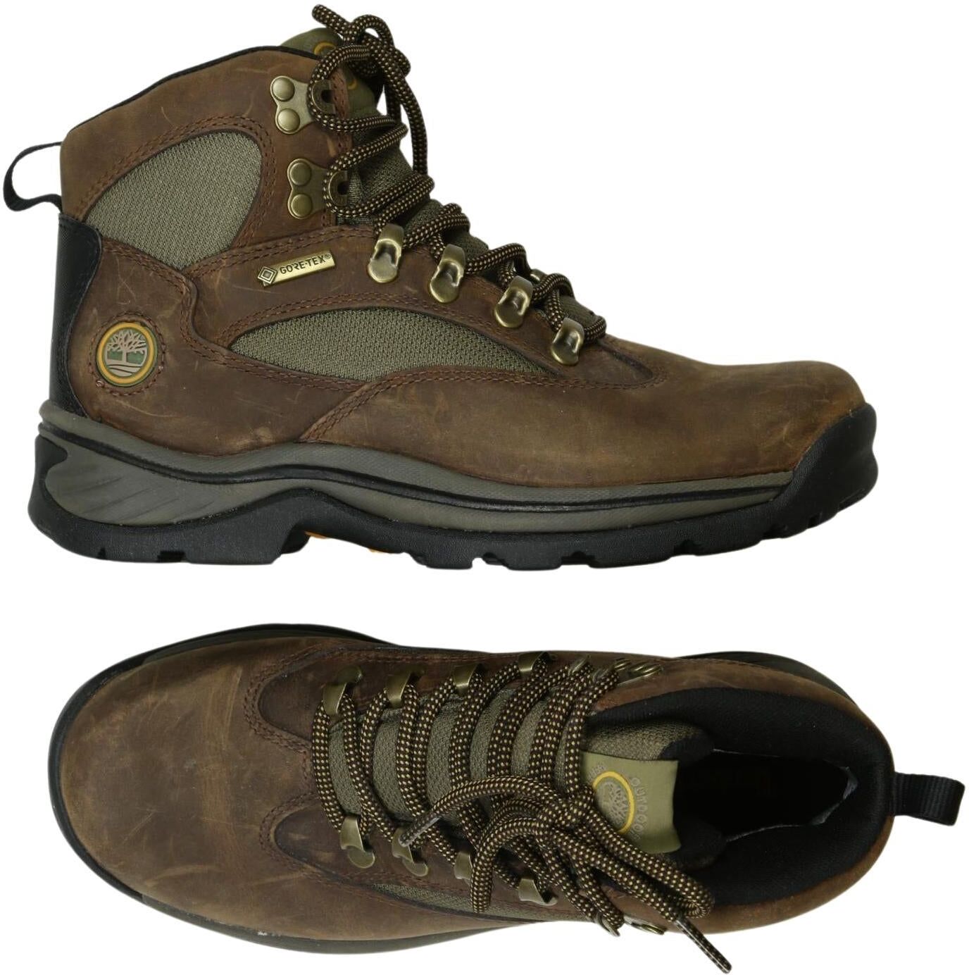Timberland Damen Stiefelette, Braun, Gr. EU 36, Leder / Tex / Membran - Second Hand