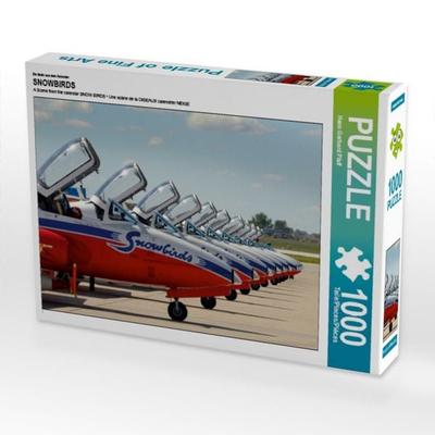 CALVENDO Puzzle Ein Motiv aus dem Kalender SNOWBIRDS 1000 Teile Puzzle quer | 1000 Teile Lege-Größe 64 × 48 cm Foto-Puzzle für glückliche Stunden