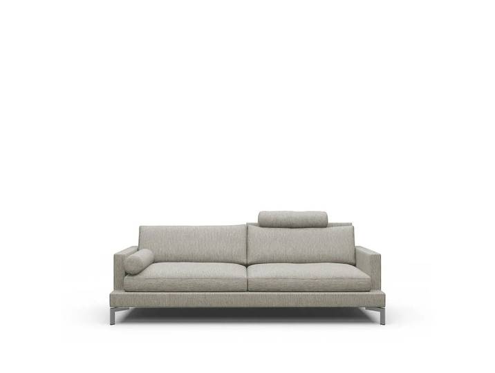 Eilersen Great lift 3-sitziges Sofa Stoff Tangent 37 Beige, Chrombeine