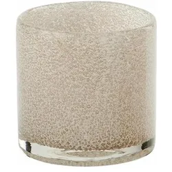 Giftcompany, Windlicht, Linen Hellbeige H 10 cm
