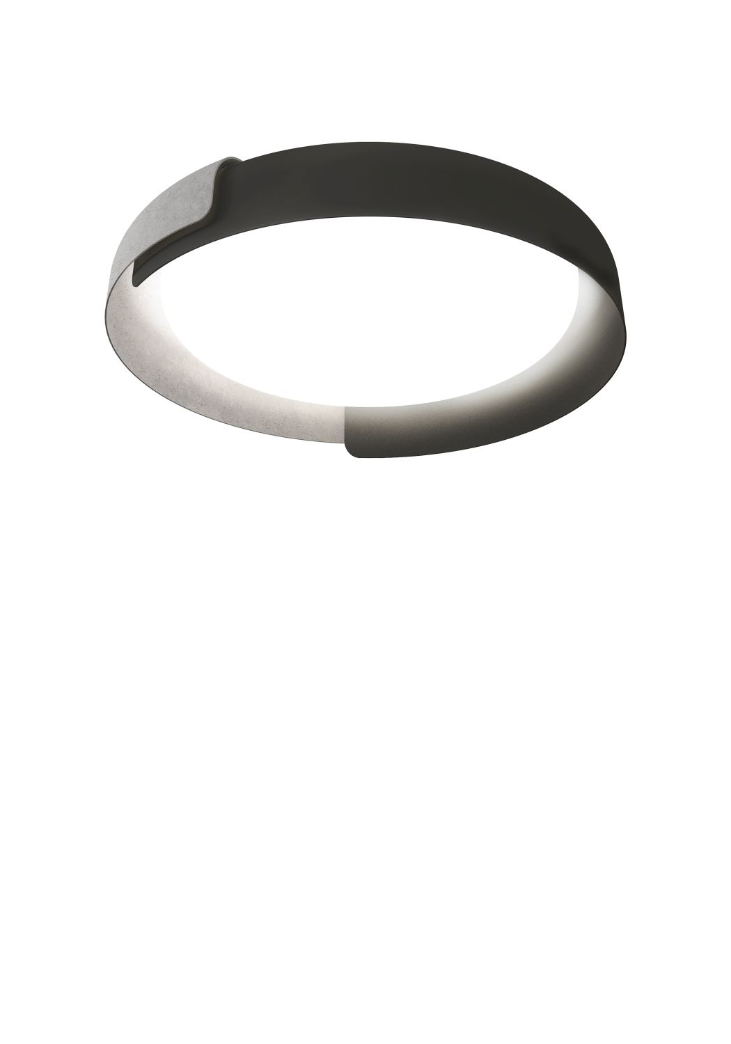 Kundalini LED-Deckenleuchte DALA Dunkelgrau/Beton K503420GC30 8015086011668