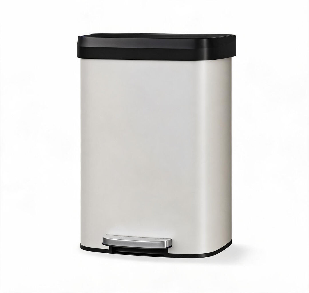 London Boutique Waste Bin - 45.4 L White