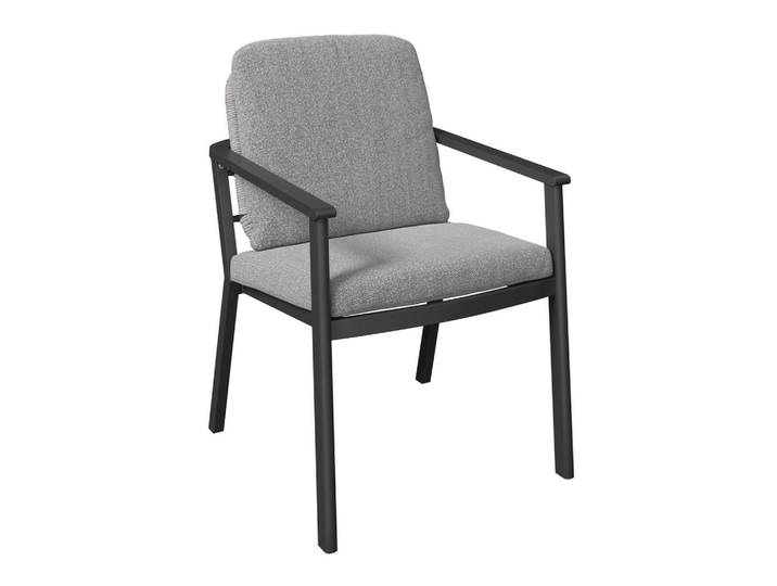Amatio Select Gartensessel, Anthrazit, Grau, Metall, Füllung: Schaumstoff, eckig, 58x80x66 cm, Gartenmöbel, Gartensessel