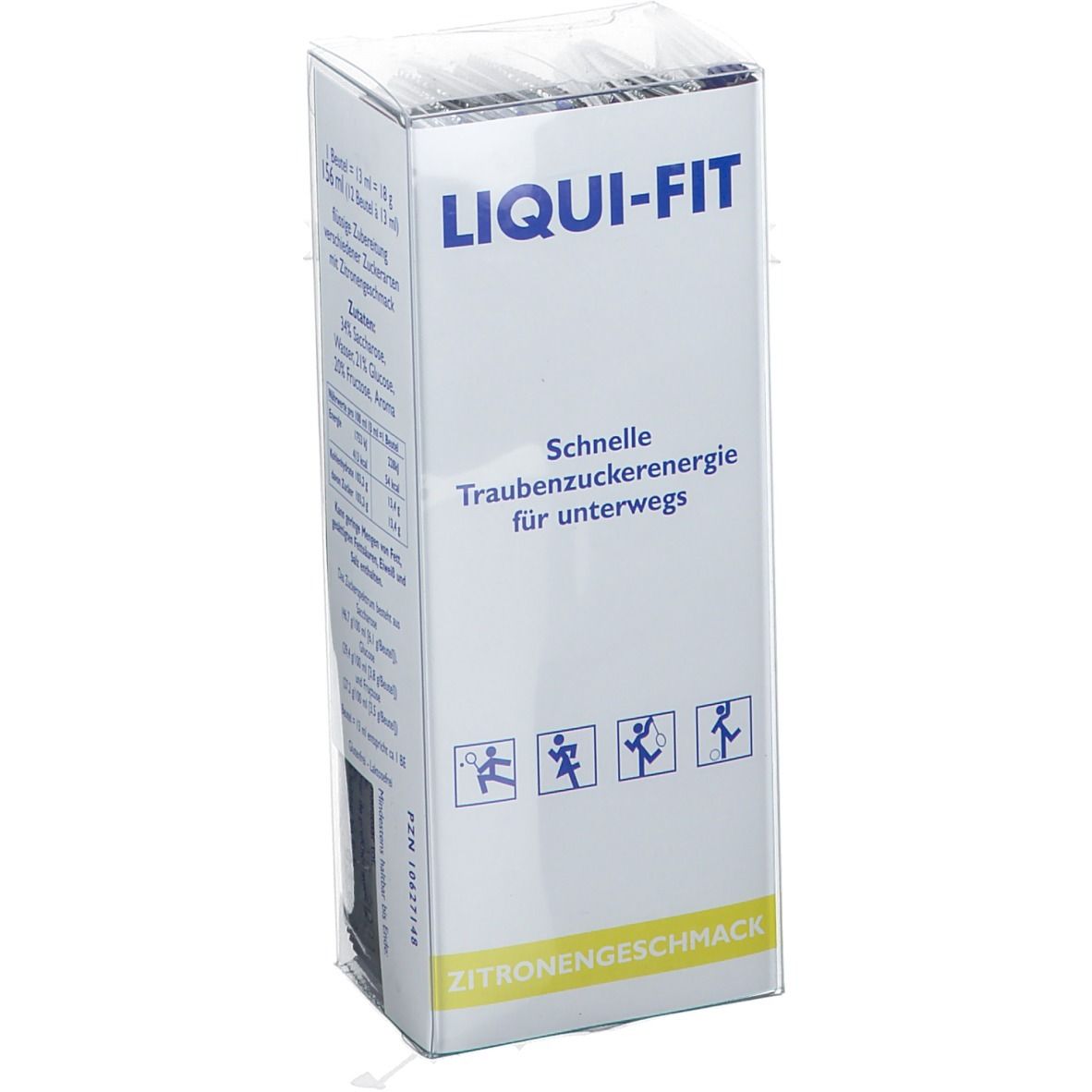Liqui FIT flüssige Zuckerlösung Lemon Beutel 12 St