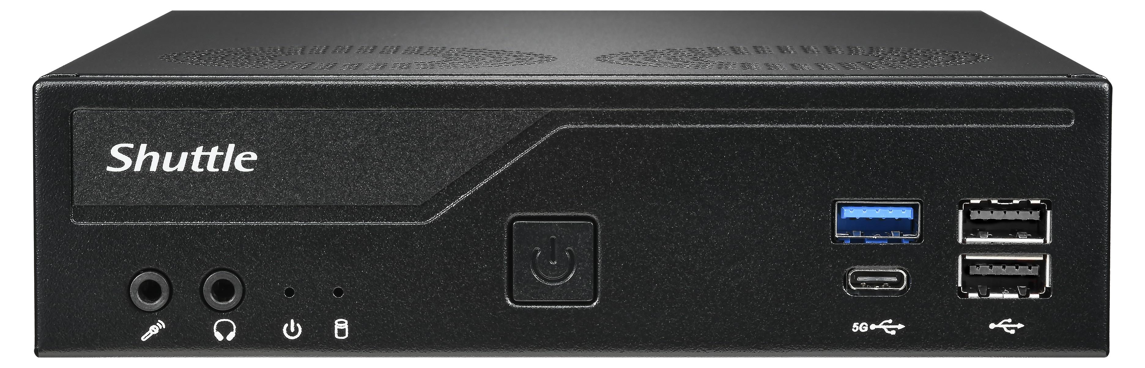 Shuttle XP slim Slim PC DH610V2 Barebone mit 8 GB DDR5 inklusive, Aktionsbundle, zeitlich begrenztes , 1,35 l großer PC, Mini-PC Barebone, Intel H610, LGA 1700, DDR5-SDRAM, 120 W