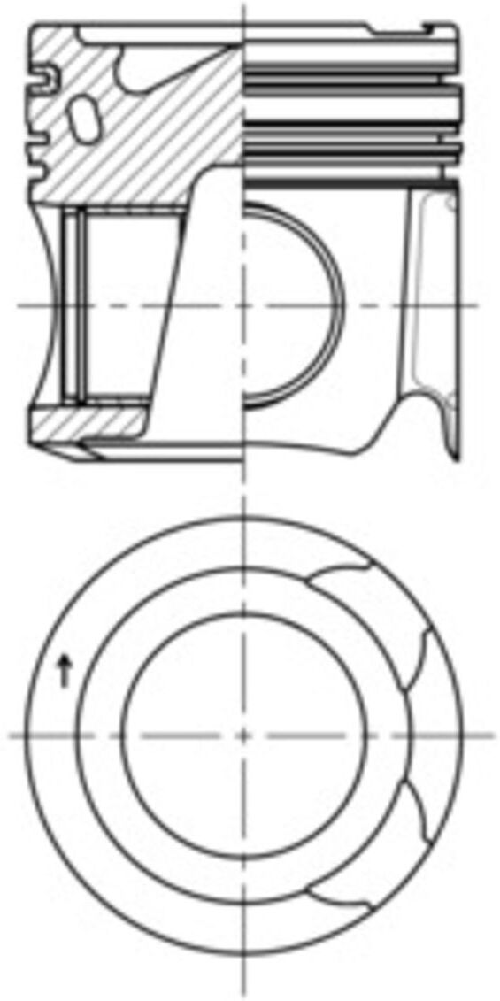 Kolben KOLBENSCHMIDT 41276600