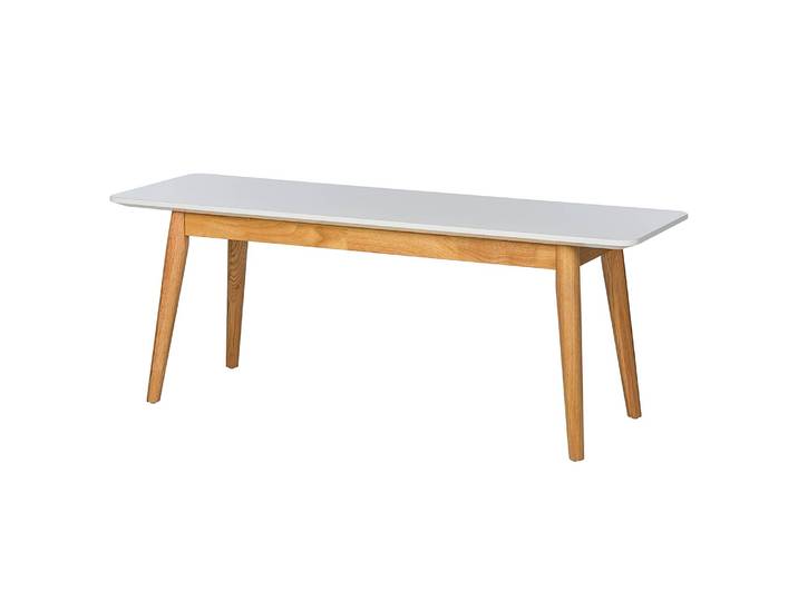 Banc 120cm Blanc/Blanc