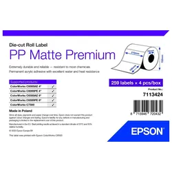 Epson 7113424 Druckeretikett Weiß Selbstklebendes Druckeretikett