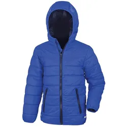 Result Clothing, Jungen, Laufjacke, Youth Soft Padded Jacket (XXL), Blau, XXL