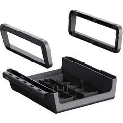 Fellowes Bildschirmträger schwarz, Monitor Erhöhung, Schwarz, Grau