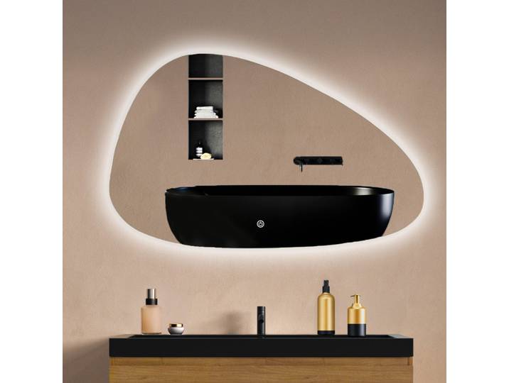 Lomazoo Miroir Valencia Led 100x62\,5 Cm Asymétrique