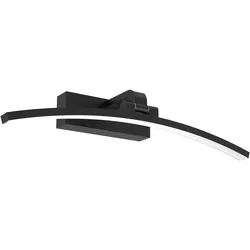 Emke, Bilderleuchte + Spiegelleuchte, Spiegelleuchte, Spiegellampen für das bad spiegelleuchte, 180° drehbar, 4000K, 40cm, Schwarz