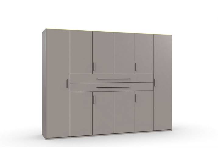 freiraum Drehtürenschrank DIGIT in SAHARAGRAU - 270x208x58cm (BxHxT)