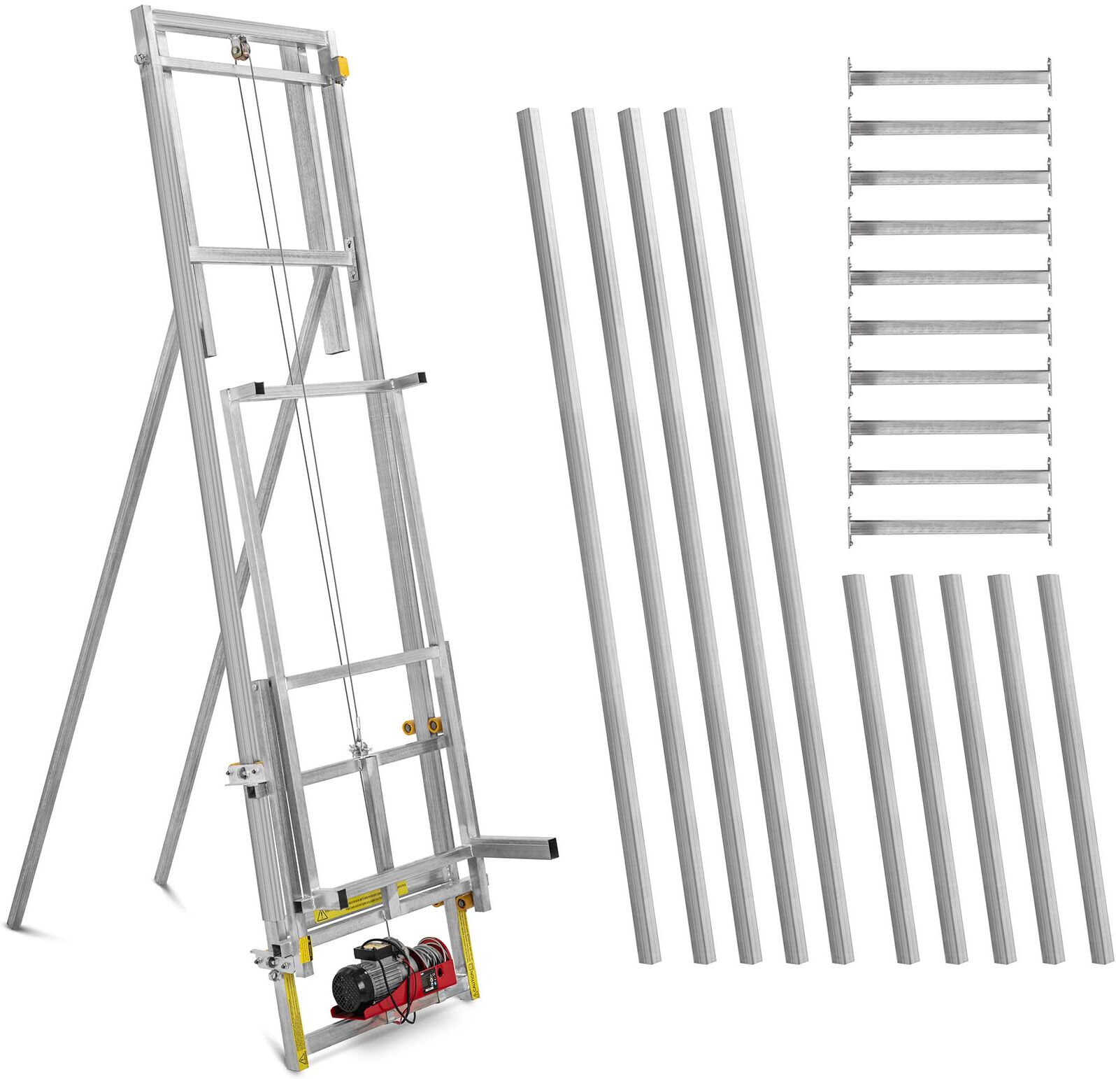 MSW Roofing Hoist - 15 m - up to 200 kg - vertical design for flat and other roofs MSW-RF15S