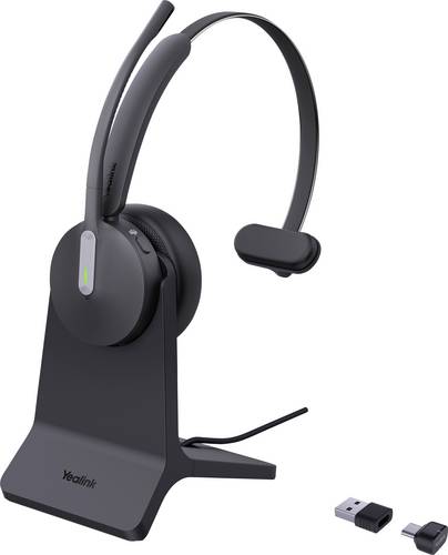 Yealink BH70 Mono Teams inkl. La On Ear Headset Bluetooth Schwarz Telefon