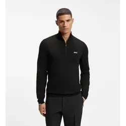 BOSS für Herren. 50556146 Ever-X Pullover schwarz (M), Lässig, Baumwolle