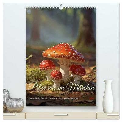 Pilze wie im Märchen (hochwertiger Premium Wandkalender 2027 DIN A2 hoch), Kunstdruck in Hochglanz