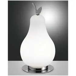 Fabas Luce 3763-30-138 Wilma Tischleuchten 8W Weiss / Verchromt
