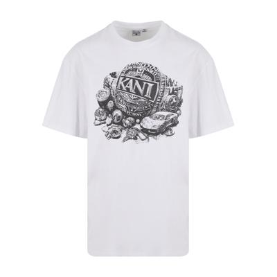 T-Shirt KARL KANI "Karl Kani Kani Icy Watch Tee", Herren, Gr. XS, weiß, 100% Baumwolle, bedruckt, normal, Rundhals, Shirts T-Shirt
