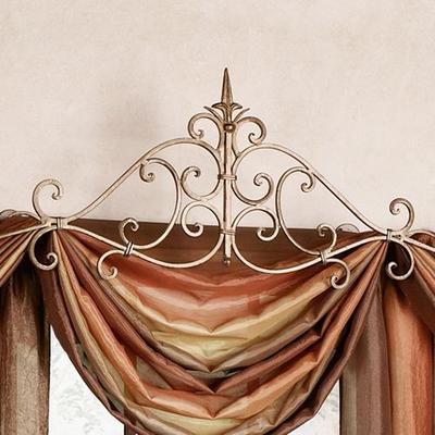 Touch of Class Sabelle Small Drapery Accent Set Small Set of 3, Small Set of 3, Satin Gold
