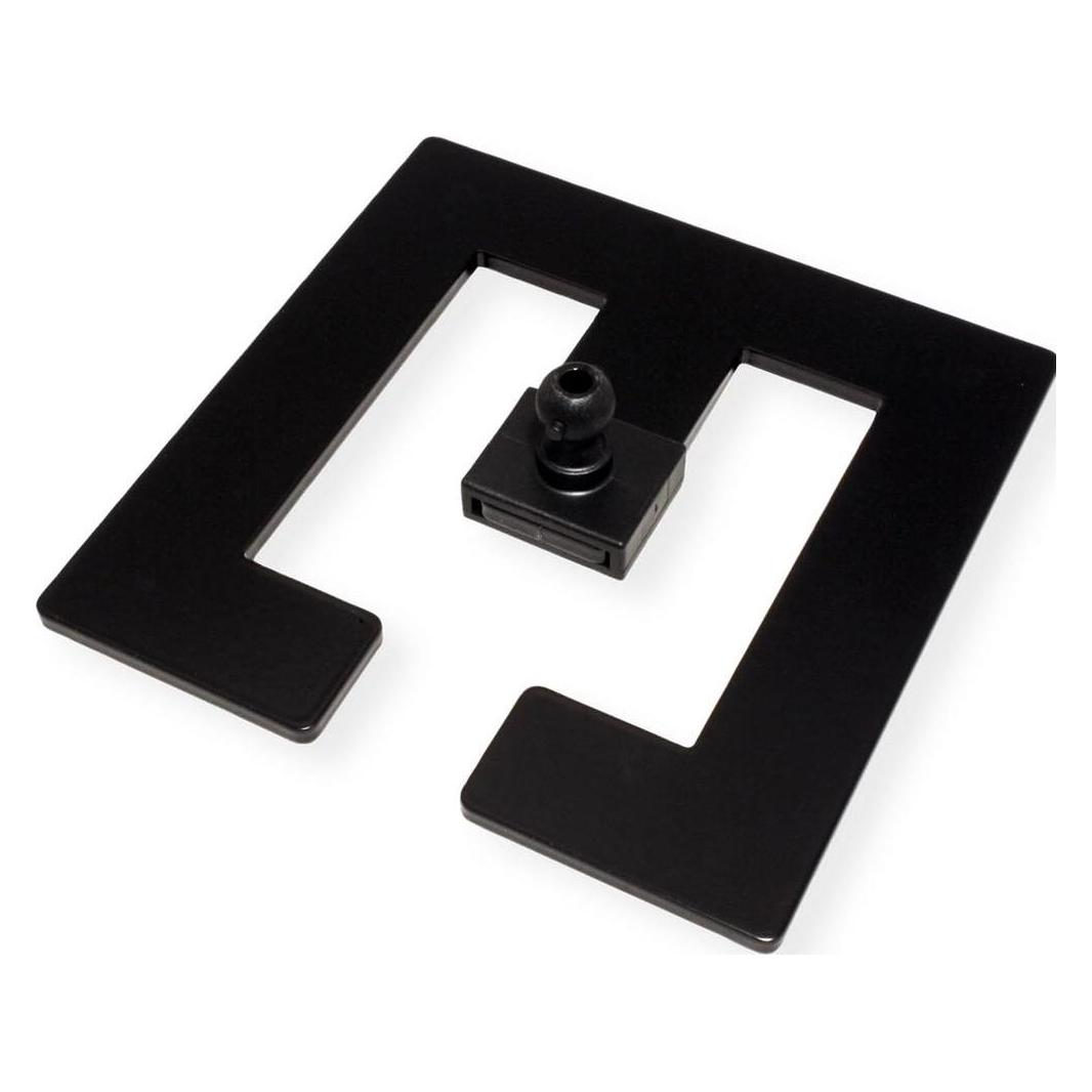 Bachmann BACH 930.016 Kabelschlange Quadro Set schwarz flexibles Kabelführungssystem (Kabelbrücke, 75 cm) (930.016)