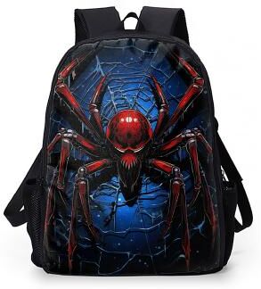 LightInthebox Boys Large Capacity School Backpack with Double Compartments, Cool Graphic Bookbag for Kids and Teens, Lightweight Travel Backpack for Back to School