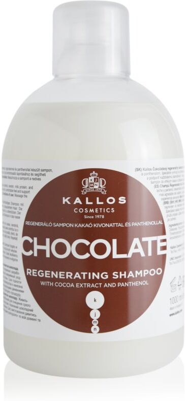 Kallos KJMN Professional Chocolate shampoing régénérant 1000 ml