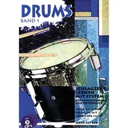 0 Lehrbuch Gerig Drums Band 1 deutsch, Schlagzeug, mit CD, Lutz Renziehausen - Lehrbuch