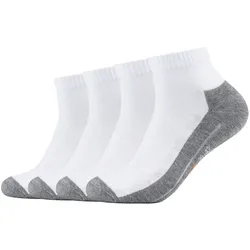 4er Pack camano Pro Tex Quarter Funktionssocken 0001 - white 43-46