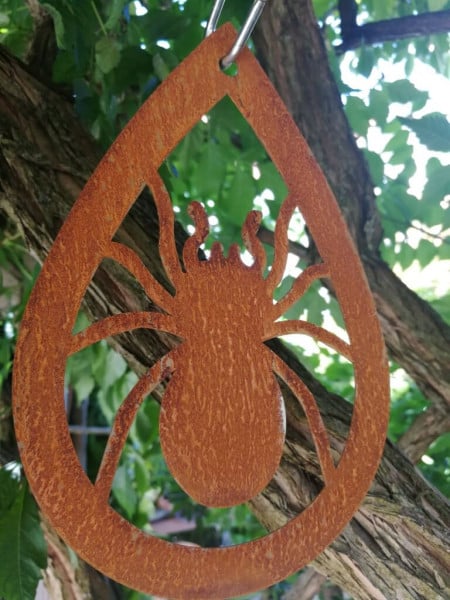 Dekoramia Halloween hanger vogelspin in druppelvorm