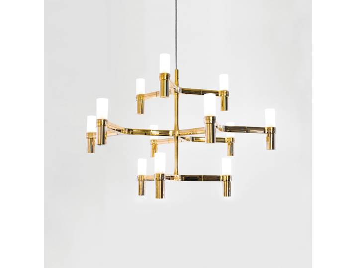 Nemo - Suspension Crown - Métal - Verre sablé - Designer Jehs & Laub