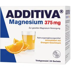ADDITIVA Magnesium 375 mg Sachets Orange 20 St