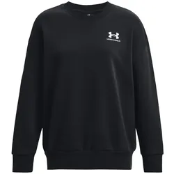 UNDER ARMOUR Essential OverSized Fleece Shirt Damen 001 - black/white S
